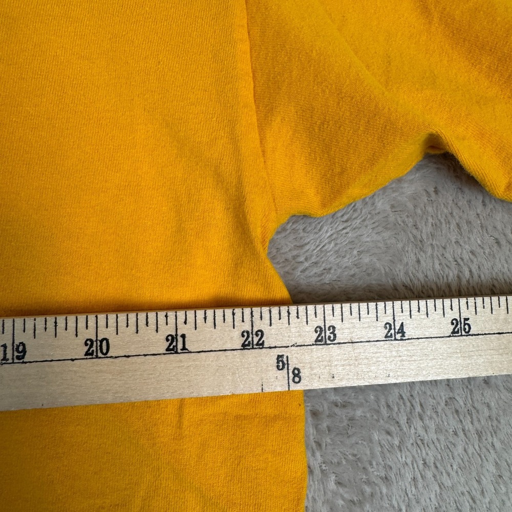 VTG Y2K NBA Finals Champions LA Lakers Ring It Up Newspaper Shirt Mens XL Yellow - Picture 6 of 6